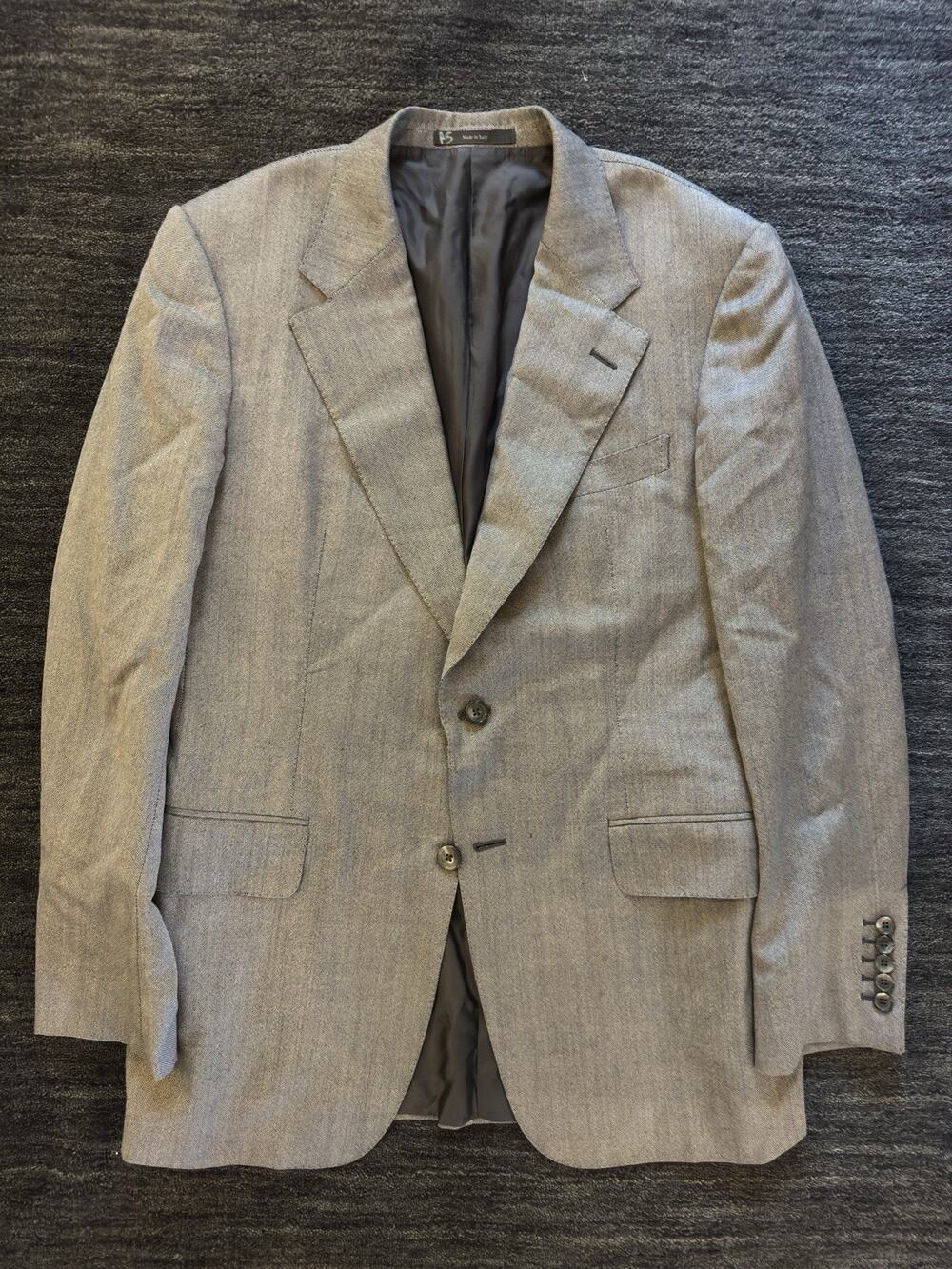 Gucci Tom Ford Era Made in Italy Early 2000’s Textured Wool Jacket Size 40R US